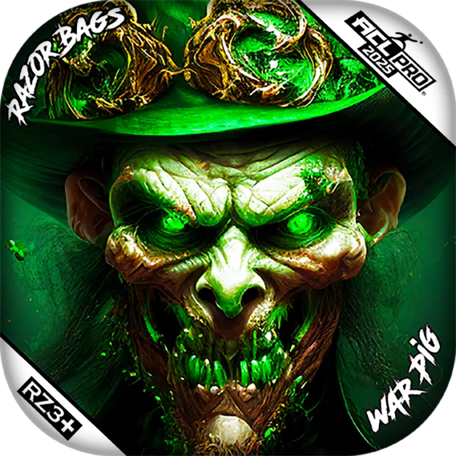War Pig | Leprechaun Smile | ACL PRO Razor Cornhole Bags