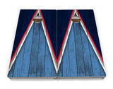 Team Color Triangle Cornhole Boards - Professional Tournament Series