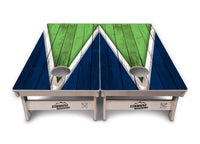 Team Color Triangle Cornhole Boards - Professional Tournament Series