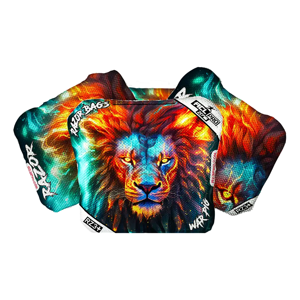 War Pig | Lion Cosmos | ACL PRO Razor Cornhole Bags
