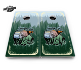 Living Life RV Style Cornhole Boards - Pro Solution Lite Series