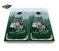 Living Life RV Style Cornhole Boards - Pro Solution Lite Series