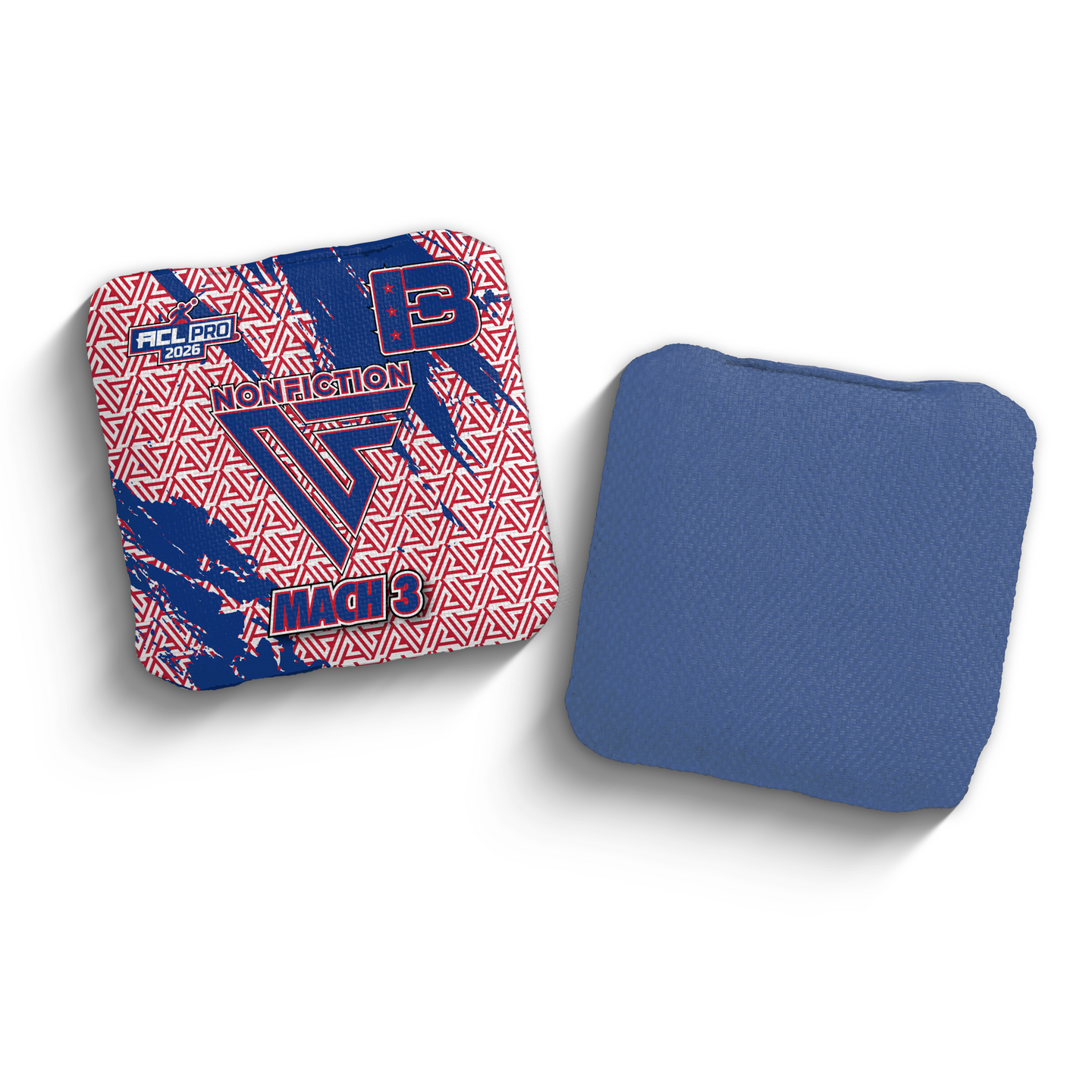2026 Brotherhood Cornhole Mach 3 Non Fiction Collaboration ACL Pro Stamped Cornhole Bags