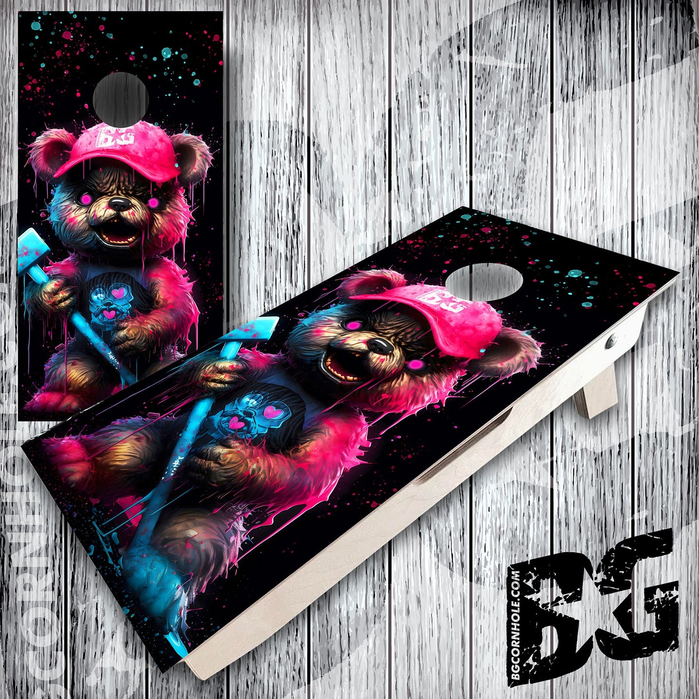 BG Cornhole Mini Boards - Mad Teddy 2.0