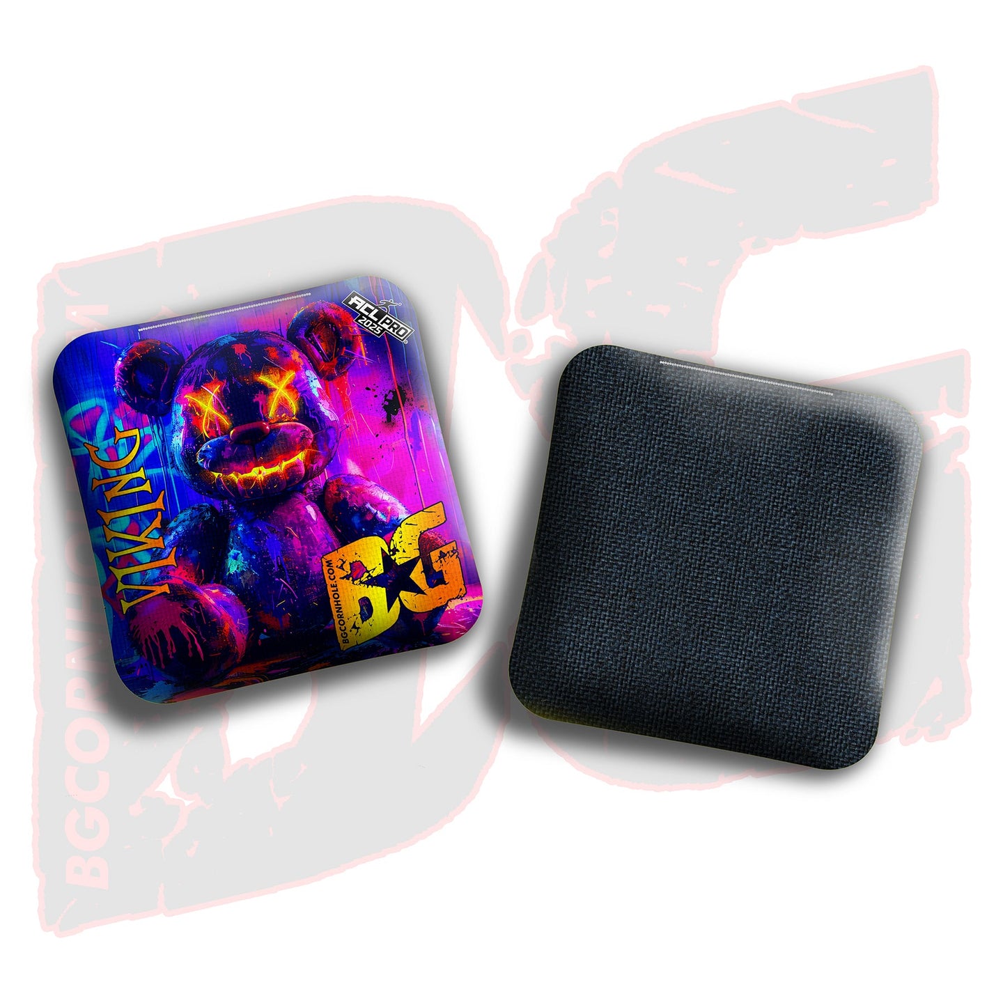 BG Cornhole 2026 Multiple Bag Models “Mad Teddy Reimagined” - ACL Pro Stamped Cornhole Bags - SET OF 4 BAGS