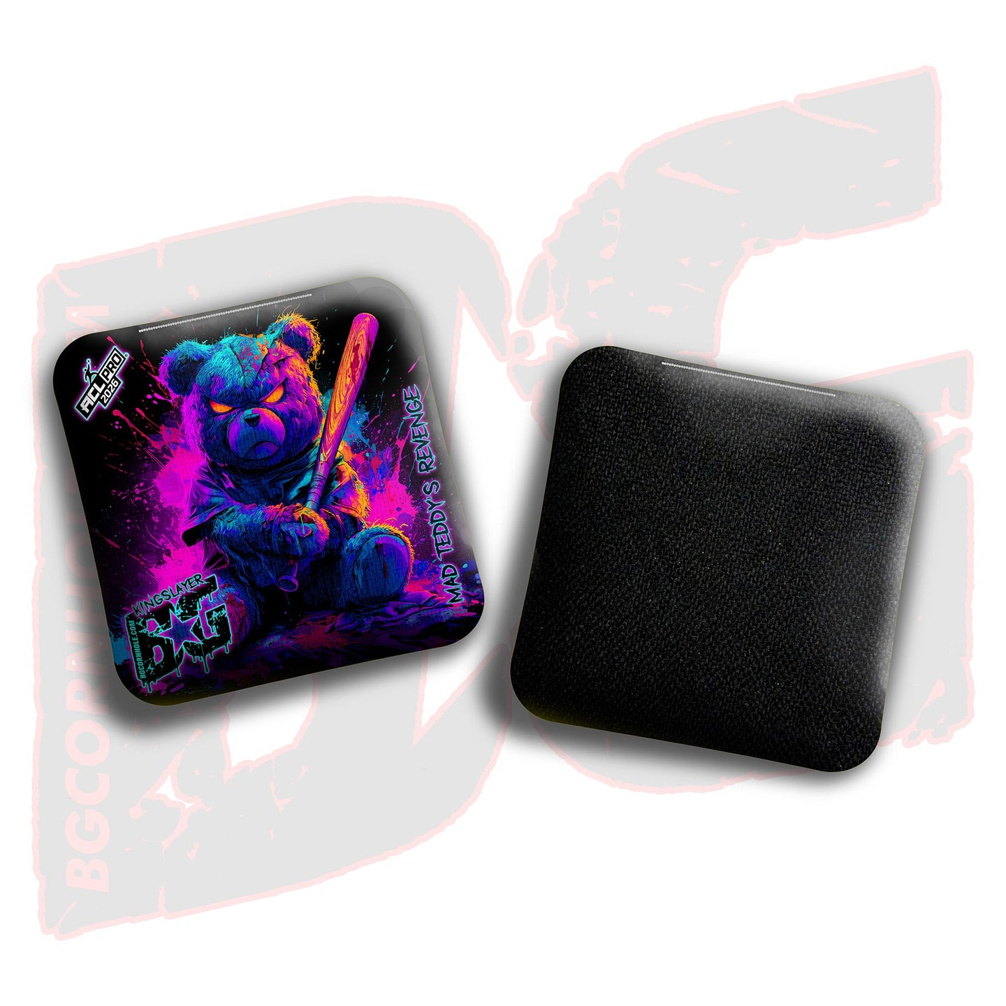 BG Cornhole 2026 BG Multiple Bag Types "Mad Teddy's Revenge" - ACL Pro Stamped Cornhole Bags - SET OF 4 BAGS
