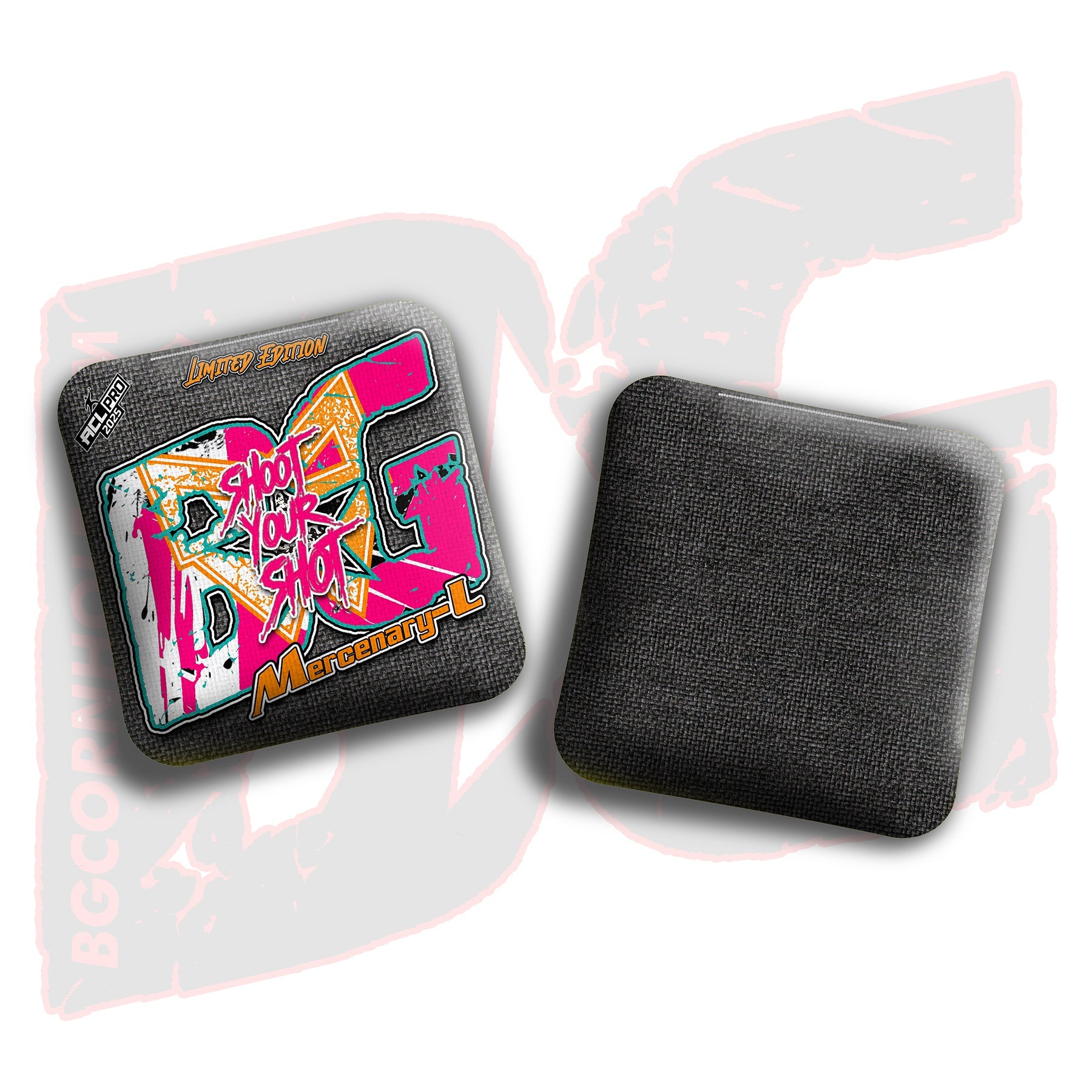 BG Cornhole 2026 Multiple Bag Models "Shoot Your Shot Tropics” Collab - ACL Pro Stamped Cornhole Bags - SET OF 4 BAGS