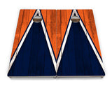 Team Color Triangle Cornhole Boards - Professional Tournament Series