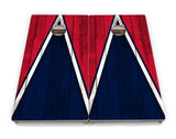 Team Color Triangle Cornhole Boards - Professional Tournament Series