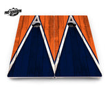 Team Color Triangle Cornhole Boards - Pro Solution Lite Series