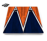Team Color Triangle Cornhole Boards - Pro Solution Lite Series