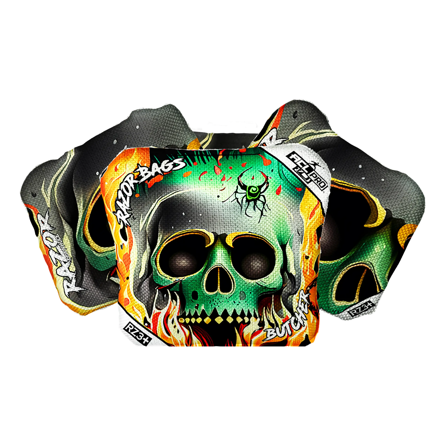 Butcher | Nuclear Skull | ACL PRO Razor Cornhole Bags