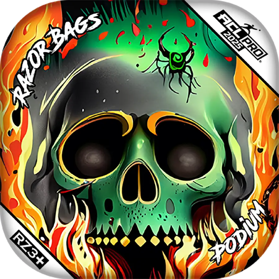 Podium | Nuclear Skull | ACL PRO Razor Cornhole Bags