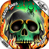 Podium | Nuclear Skull | ACL PRO Razor Cornhole Bags