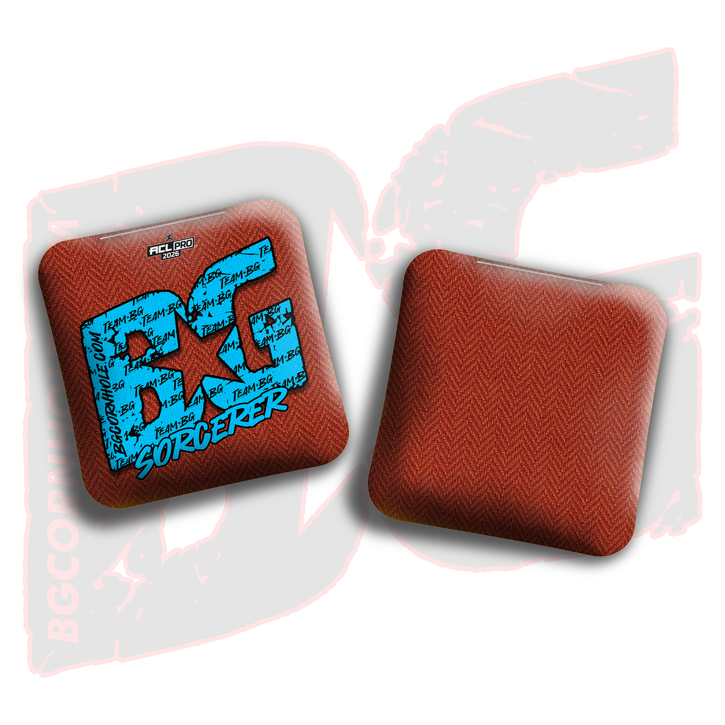 BG Cornhole 2026 Multiple Bag Models "Orange Colormatch" - ACL Pro Stamped Cornhole Bags - SET OF 4 BAGS