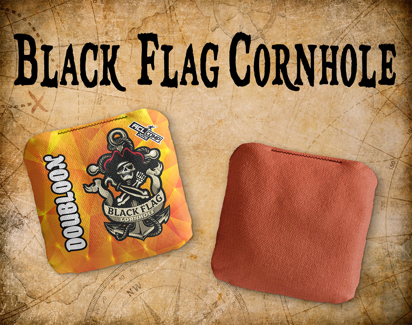 Black Flag Cornhole Doubloon - Ice - ACL Comp