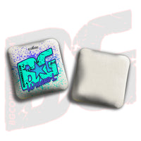 BG Cornhole 2025 BG Wizard L 4" Mini Cornhole Bags - “Paint Splatter" - Set of 4 Bags