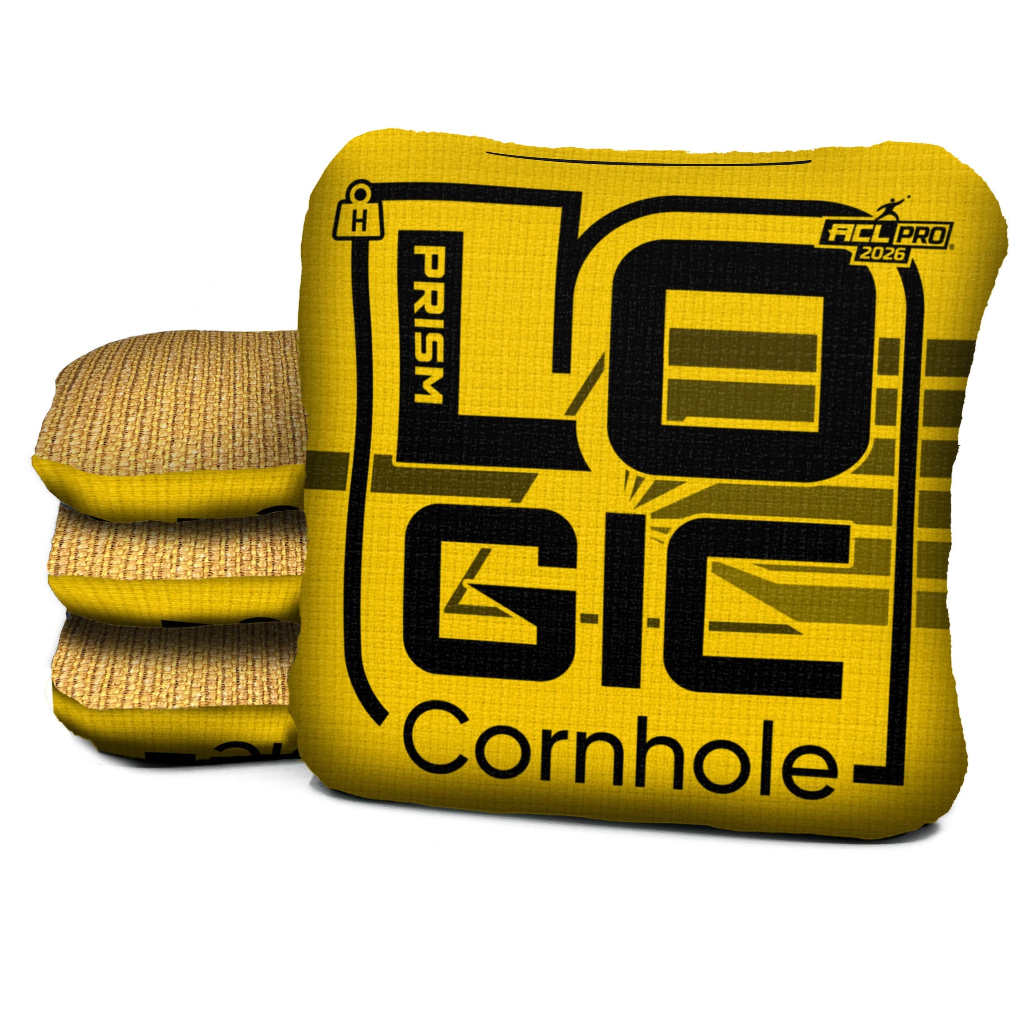 Logic Cornhole - Bumble Bee Spectrum 26 - PRISM - ACL PRO 2026 BAGS - Set of 4 bags