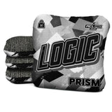 Logic Cornhole Angle Splat - Black White - ACL PRO 2026 BAGS - MULTIPLE BAG SERIES - Set of 4 bags