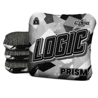 Logic Cornhole Angle Splat - Black White - ACL PRO 2026 BAGS - MULTIPLE BAG SERIES - Set of 4 bags