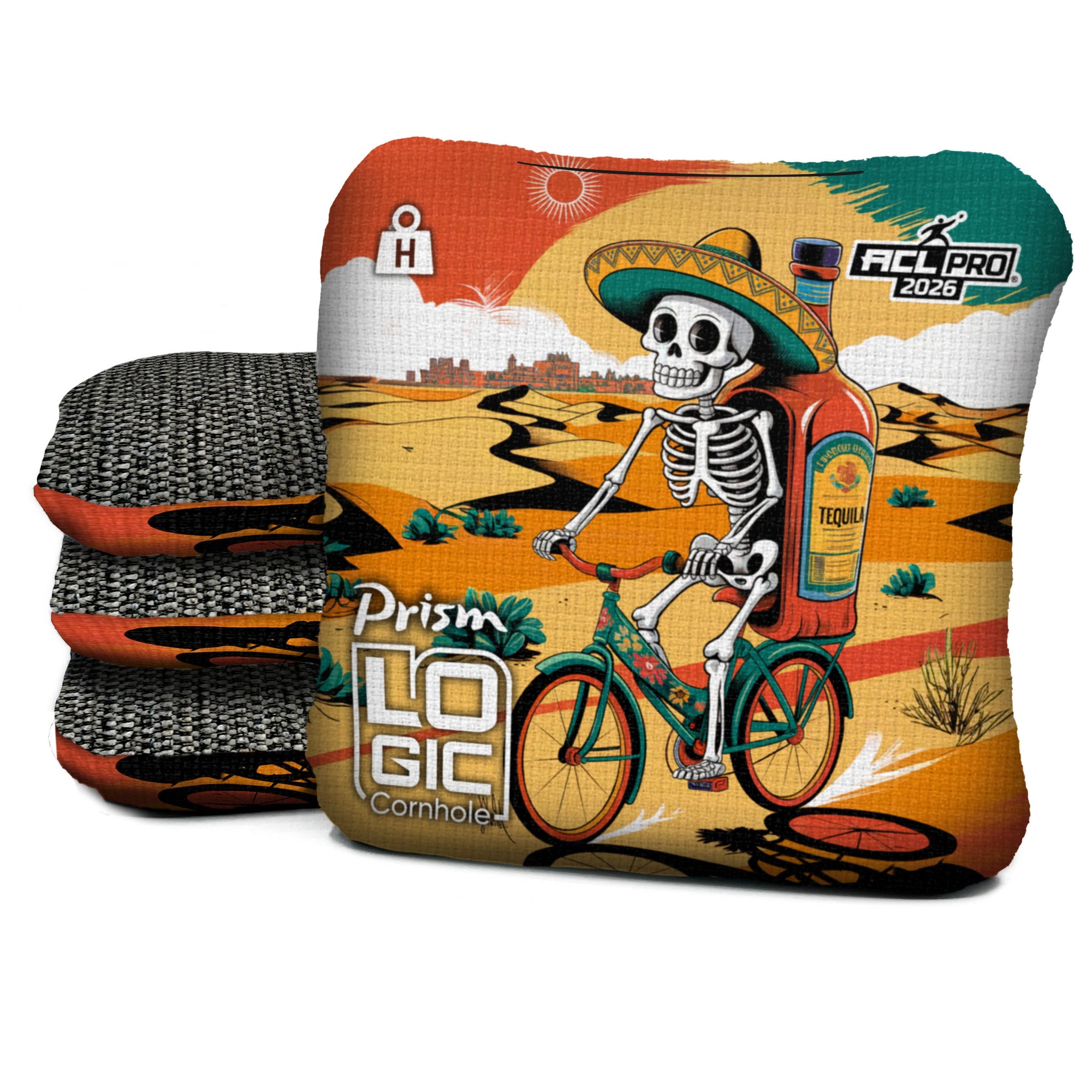 Logic Cornhole - Dia De Los Muertos  - ACL PRO & COMP BAGS - MULTIPLE BAG SERIES - Set of 4 bags