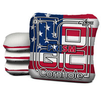 Logic Cornhole - USA FLAG  - ACL PRO 2026 Bags - Pick your carpet color