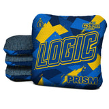 Logic Cornhole Angle Splat - Blue Yellow - ACL PRO 2026 BAGS - MULTIPLE BAG SERIES - Set of 4 bags