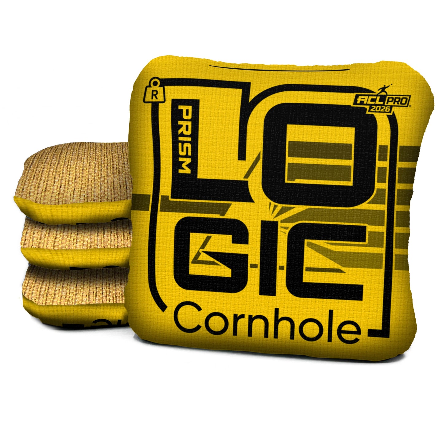 Logic Cornhole - Bumble Bee Spectrum 26 - PRISM - ACL PRO 2026 BAGS - Set of 4 bags