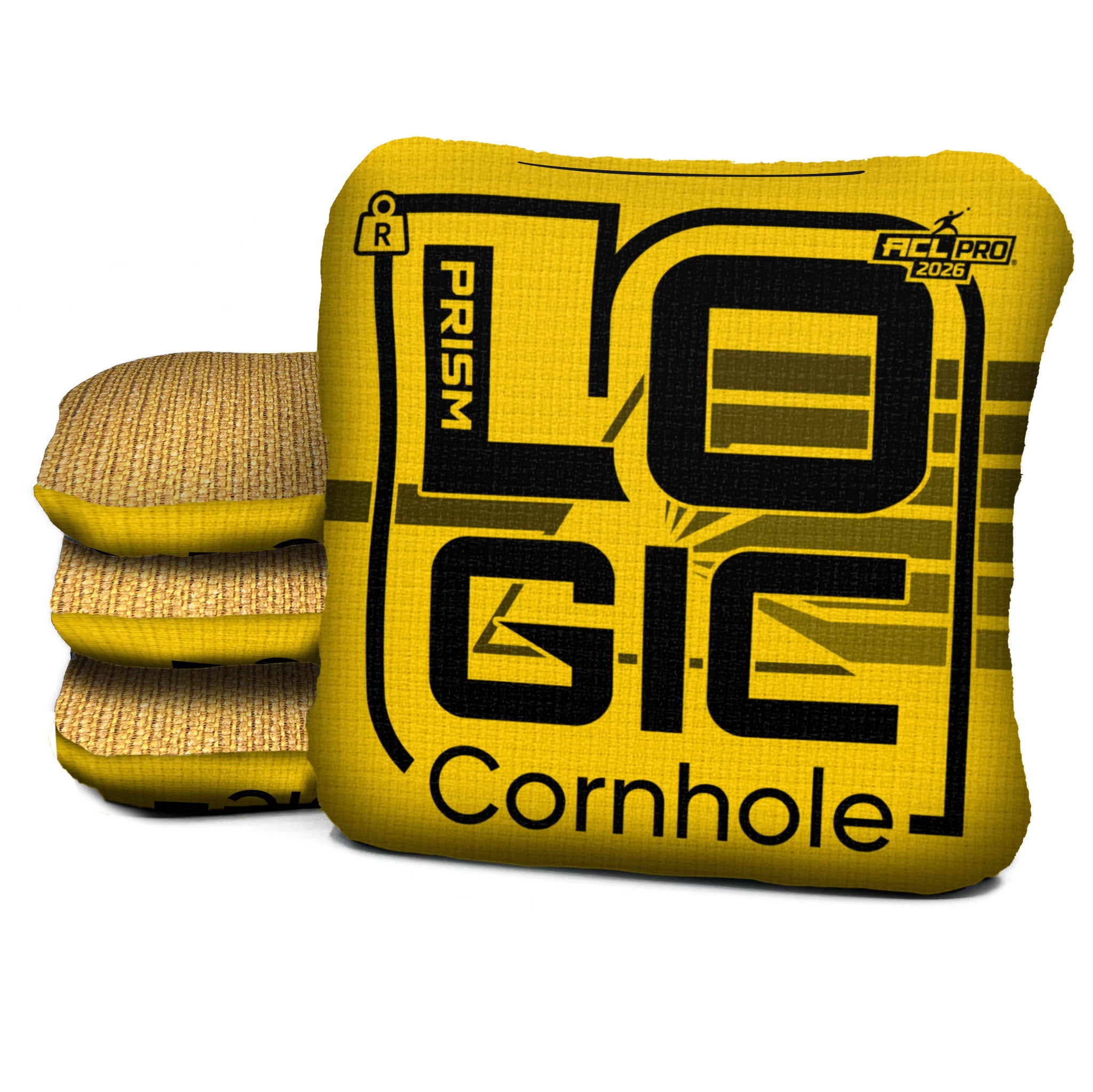 Logic Cornhole - Bumble Bee Spectrum 26 - PRISM - ACL PRO 2026 BAGS - Set of 4 bags