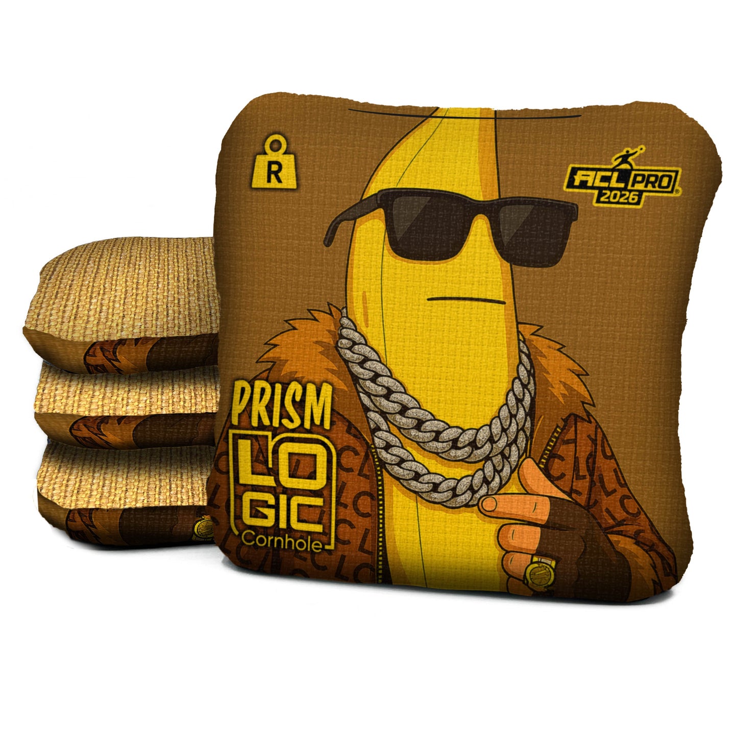 Logic Cornhole Banana Swag - ACL PRO 2026 BAGS - MULTIPLE BAG SERIES - Set of 4 bags