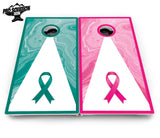 Cancer Awareness Cornhole Boards - Pro Solution Elite Series