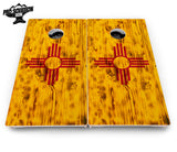 New Mexico Flag Cornhole Boards - Pro Solution Elite Series