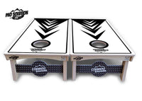 B&W Arrow Cornhole Boards - Pro Solution Lite Series