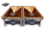 Wooden Triangle Cornhole Boards - Pro Solution Lite Series