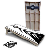 B&W Arrow Cornhole Boards - Pro Solution Lite Series