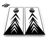 B&W Arrow Cornhole Boards - Pro Solution Lite Series