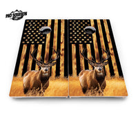 Colorful Deer & Fish Cornhole Boards - Pro Solution Lite Series
