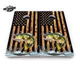 Colorful Deer & Fish Cornhole Boards - Pro Solution Lite Series