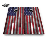 USA / Canada / Union Jack Plank Flag Cornhole Boards - Pro Solution Lite Series