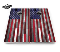 USA / Canada / Union Jack Plank Flag Cornhole Boards - Pro Solution Lite Series