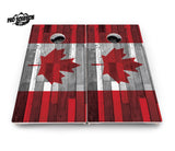 USA / Canada / Union Jack Plank Flag Cornhole Boards - Pro Solution Lite Series