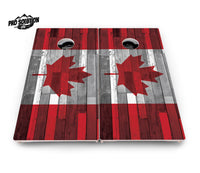 USA / Canada / Union Jack Plank Flag Cornhole Boards - Pro Solution Lite Series
