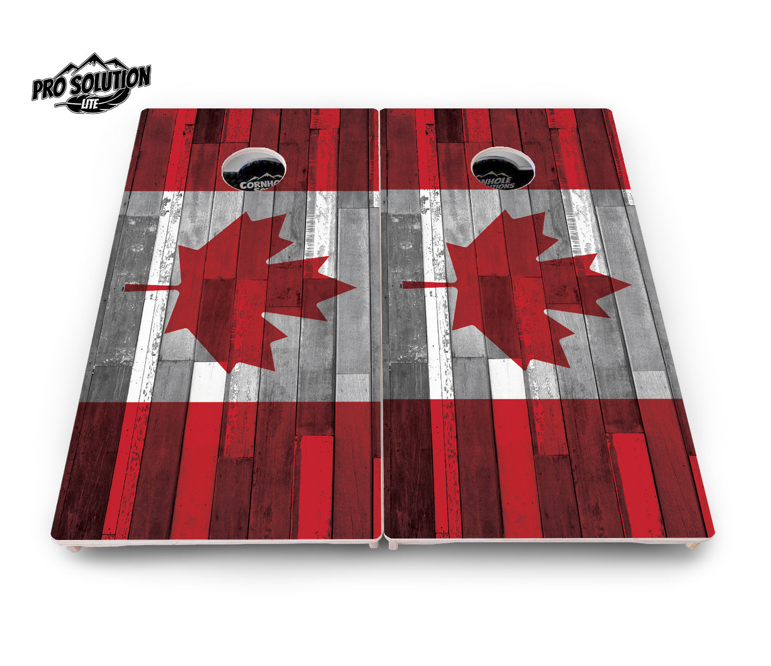 USA / Canada / Union Jack Plank Flag Cornhole Boards - Pro Solution Lite Series