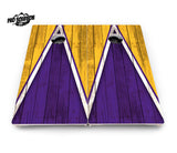 Team Color Triangle Cornhole Boards - Pro Solution Lite Series