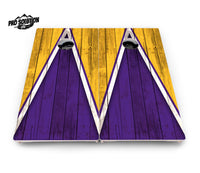 Team Color Triangle Cornhole Boards - Pro Solution Lite Series