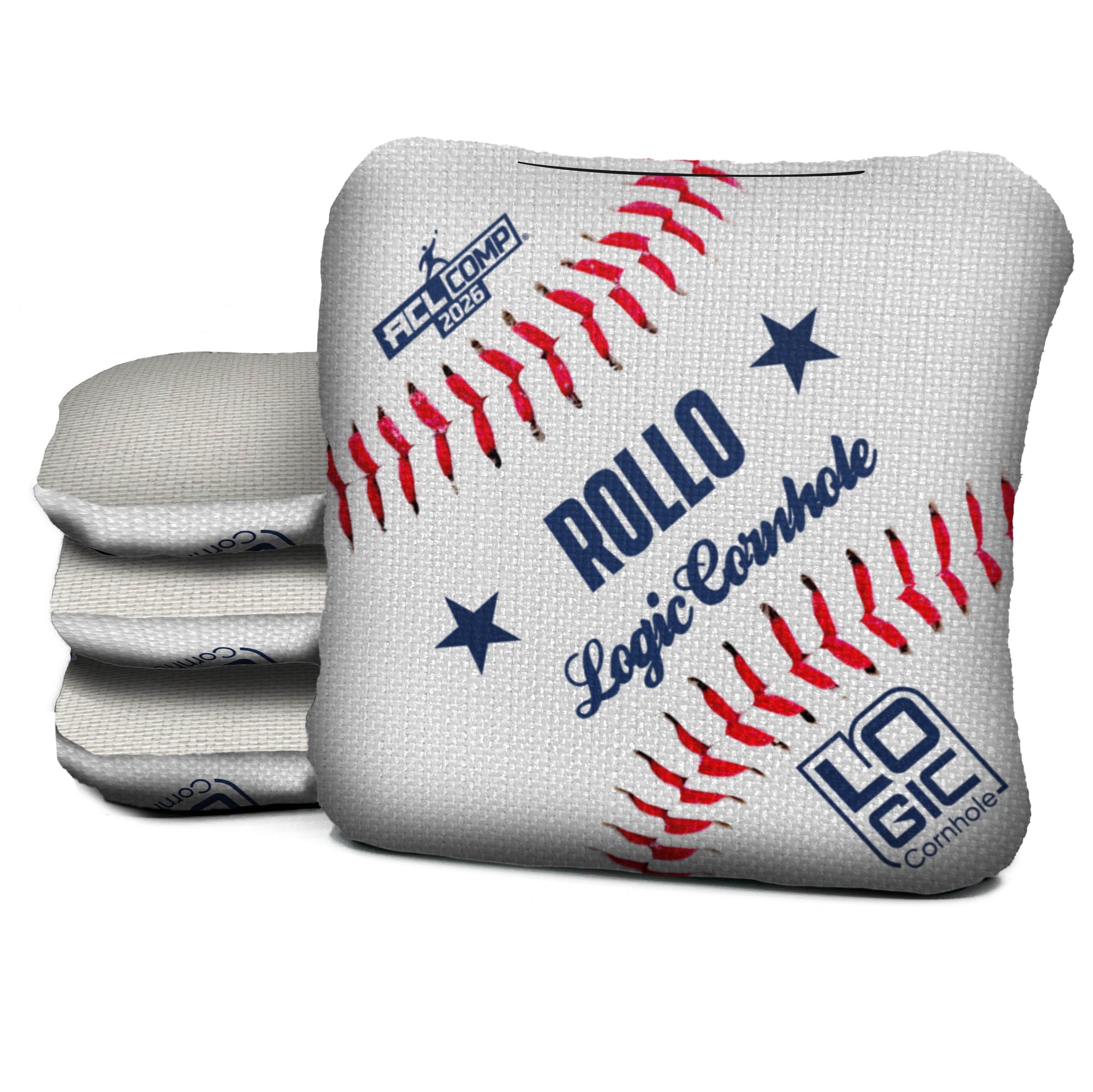 Logic Cornhole - Baseball  - ACL PRO 2026 BAGS - MULTIPLE BAG SERIES - Set of 4 bags