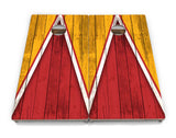 Team Color Triangle Cornhole Boards - Professional Tournament Series