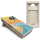 Mini Cornhole Boards - Retro Beach