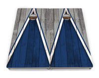 Team Color Triangle Cornhole Boards - Professional Tournament Series