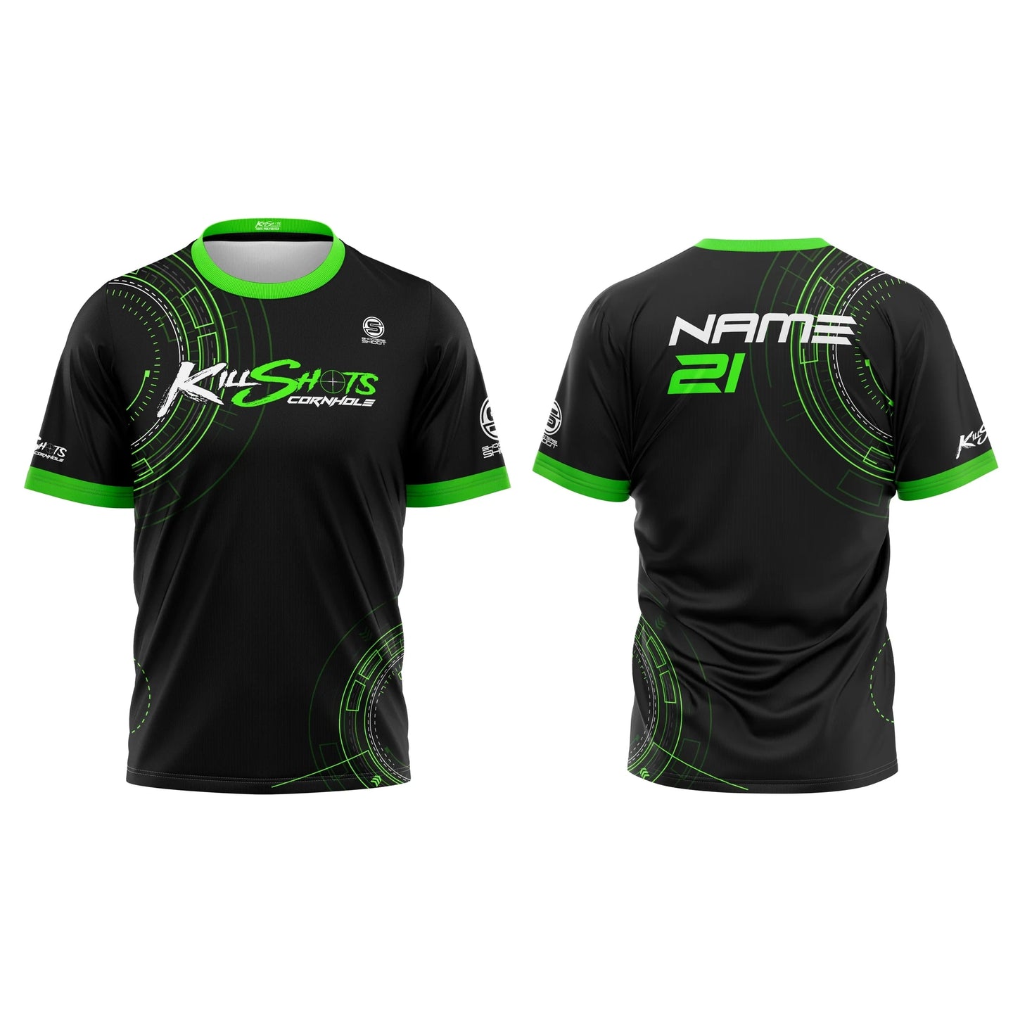 Killshots Cornhole Sublimated Premium Sports Jersey - "Retical"